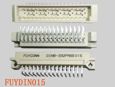 China 32 Pin B Type Eurocard DIN 41612 Right Angle Male PCB Plug Connector for sale