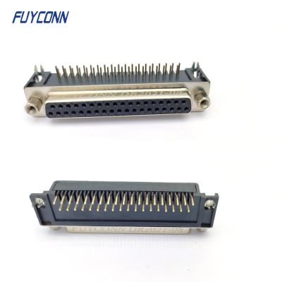 China 37Pin Female D-SUB Connector Right Angle PCB DB Connector (9.4mm) for sale