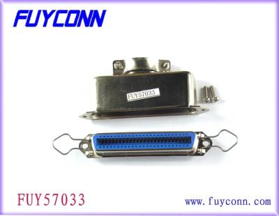 China 14 24 36 50 Solder Pin Solder Receptacle Type Centronix Connector Female 2.16mm Pitch for sale