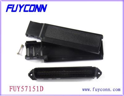 China Black 64 Pin Centronic IDC Male Champ Connector with PPO Insulator Material for sale