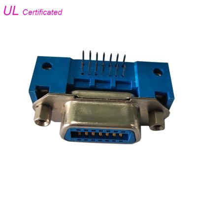 China Centronic 50 36 24 14 Pin Right Angle PCB Female Champ Connector With Screw Thread for sale