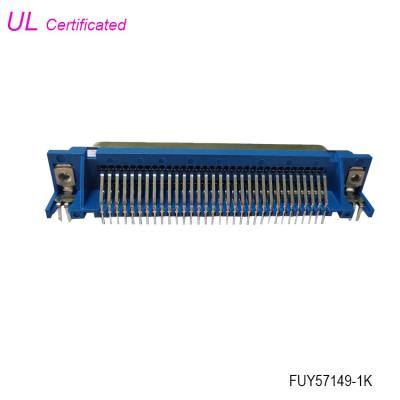 China 14 24 36 50 64 Pin Centronic PCB Right Angle Female Connector With Board Lock for sale