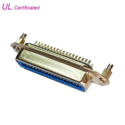 China 0.085in Champ 24 pin Centronics Connector , Solder Female Connector 50pin 36pin 14pin for sale