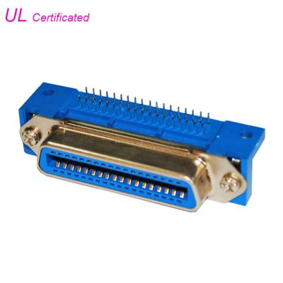 China DDK Centronics 36 Pin Connector PCB Right Angle Female Connector For Printer for sale