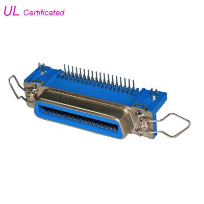 China Champ Centronics 36 Pin Connector 50pin 24pin 14pin PCB Right Angle Connector With Spring Latch for sale