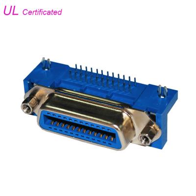 China 57 CN Series DDK 24 Pin Champ Centronic Right Angle Female PCB Connector with big screws for sale
