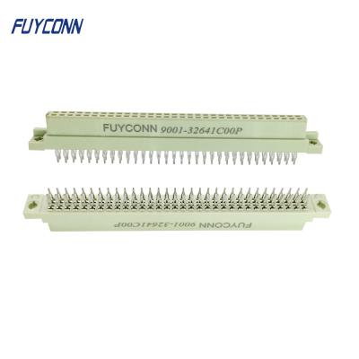 China Female DIN41612 Connector 2Rows 16pin 32pin 64pin Solderless PCB Eurocard Connector for sale
