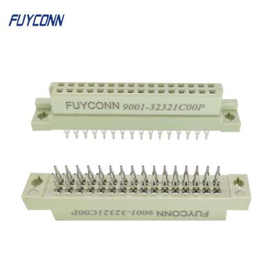 China Solderless DIN41612 Connector 2*16pin 32pin Female Press Pin 41612 Socket Eurocard Connector for sale