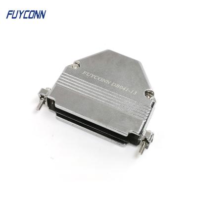 China ISO9001 Metal Backshell Zinc D Sub Cover For 37P D Sub Connector for sale