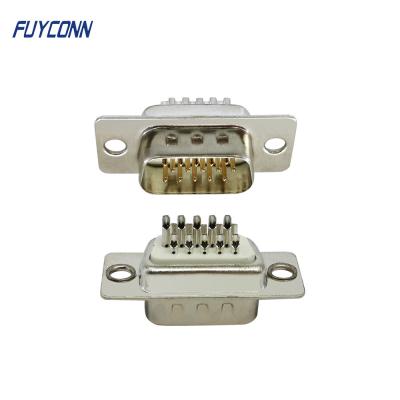 China tipo de cabo conector do copo da solda do alto densidade de 15pin 26pin 44pin 62pin de D-SUB à venda