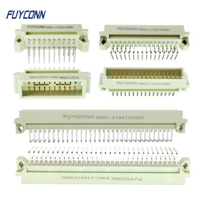 China 3rows DIN41612 Connector Male 90 Degree R/A PCB Euro 41612 Connector for sale