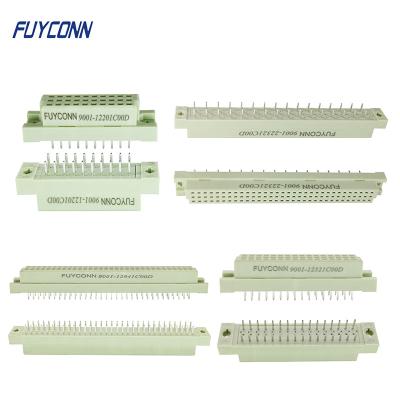 China Female European Connector PCB Straight Terminal DIN 41612 Eurocard Connector for sale