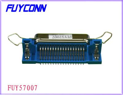 China 36 Pin R/A PCB Mount Female Plug Connector, Bail Clip Certified UL for sale
