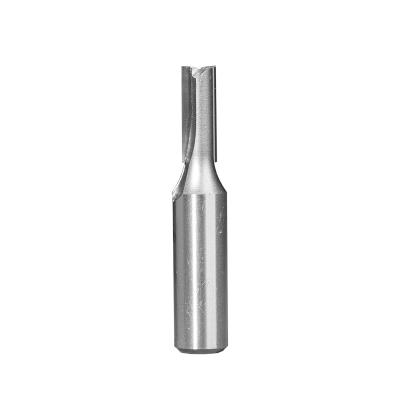 China Double Flute Straight Router Bit Tungsten Carbide Tipped TCT Straight Bit for sale