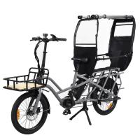 Quality Family-Friendly Electric Cargobike with Child Seats for sale