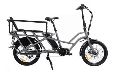 China Aluminum Electric power assisted Cargobike with 80 Km Range and 36V15AH Lithium-ion Battery Capacity for sale