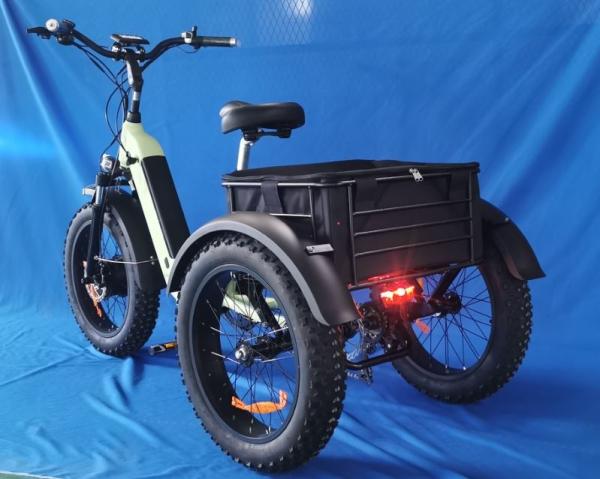 Quality 20*4.0 Electric Three Wheel Fat  CargoBicycle With differential for sale