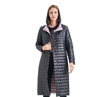 China FODARLLOY 2022 autumn and winter puffer coat short hooded women's plus size padded jacket womens warm coats for sale