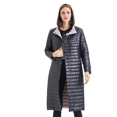 China FODARLLOY Manufacturers direct selling winter women's cotton-padded jacket mid-length slim down padded jacket for sale