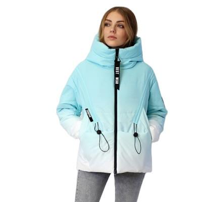 China FODARLLOY Short Winter Puffer Jacket Ladies Warm Hooded Cotton Padded Clothes Slim Long Women Coats for sale