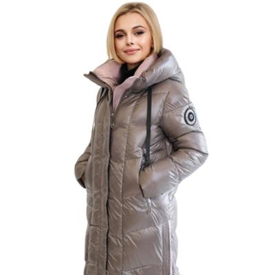 China FODARLLOY Ladies Coats Winter Cotton-padded coat Warm Long Coat Jacket Cotton Clothes Thermal Parkas for sale