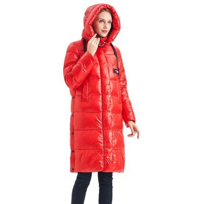 China Hot Selling Cheap Custom FODARLLOY 2022 Winter New Korean Style Long Cotton-padded Coat for sale