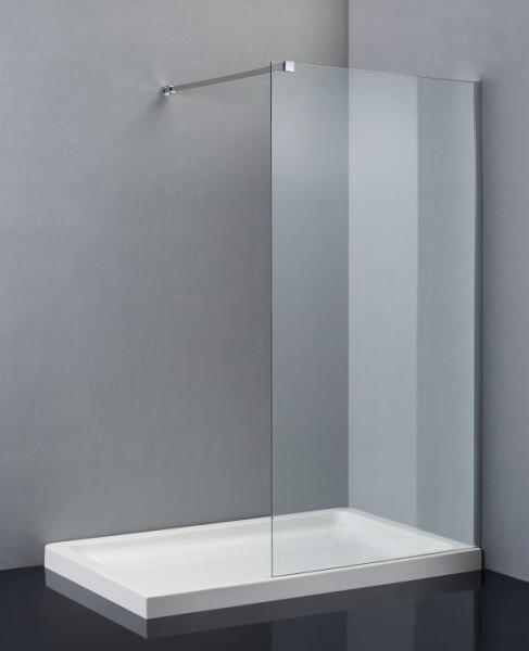 Quality Anti Limescale Coating 1400mm Sliding Shower Door With Chrome Frame for sale