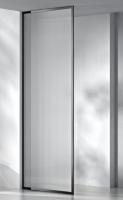 Quality Bright Silver / Matte Black Glass Shower Room 1200mm Wet Room Panel 8mm 10mm for sale
