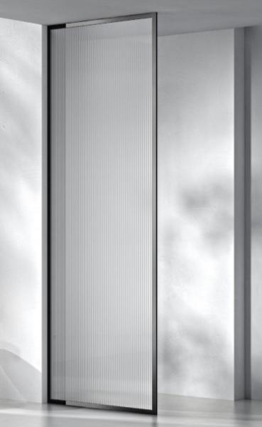 Quality Bright Silver / Matte Black Glass Shower Room 1200mm Wet Room Panel 8mm 10mm 12mm for sale
