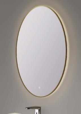 China Round Illuminated LED Bathroom Mirrors One Touch Control Anti Fog for sale