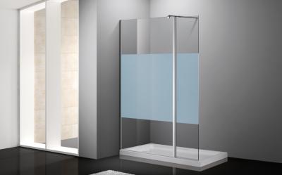 China Puertas de ducha de vidrio templado personalizadas de 1600 mm sin marco en venta
