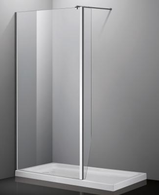 China Rectangle Frameless Sliding Shower Doors 1200mm 8mm Glass for sale