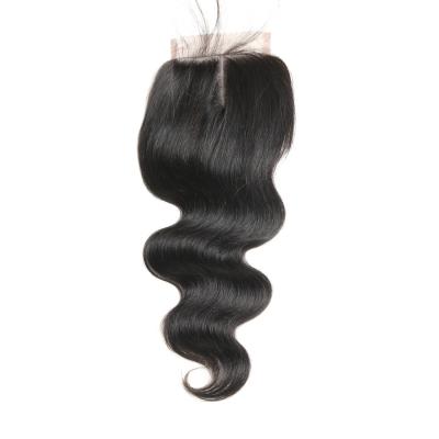 China Cierre real del cordón del cabello humano de 18 pulgadas, pelucas del frente del cordón del cabello humano de la Virgen en venta