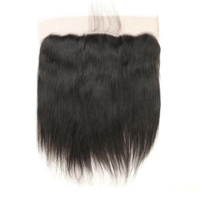China 100 Unprocessed Straight Lace Frontal Closure Raw Human Hair No Shedding for sale