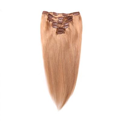 China Real Peruvian Clip In Hair Extensions Double Weft Without Chemical Processed for sale