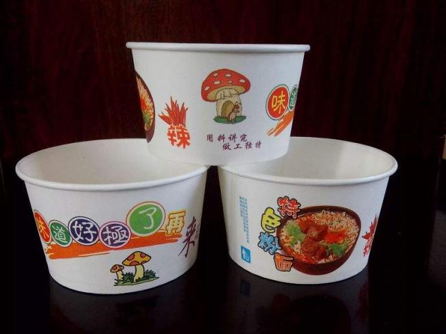 Factory supply paper bowl for food soup noodles making machine