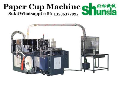 China High Performance Paper Cup Making Machine 3 Phase Full Automatic Gear working for sale