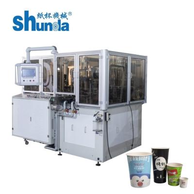 Chine 40-50 tasses/tasse de thé de papier minimum faisant la machine, tasse de papier du café K de poignée formant la machine à vendre
