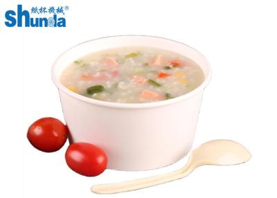 China salada de papel descartável amigável D da sopa do papel de embalagem dos produtos de 150oz Eco com tampa à venda