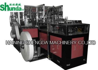 China Taza de papel disponible completamente automática que hace la máquina para la bebida caliente 100 PCS/MIN en venta