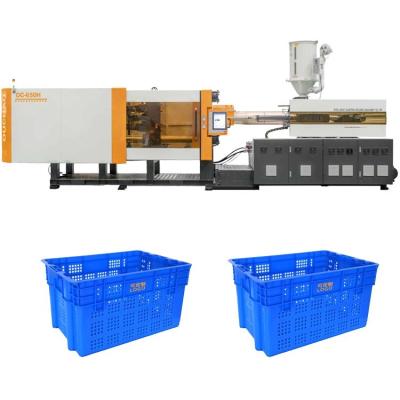 China OUCO Environmental Protection And Energy Saving 650T Injection Molding Machine Specializes In Manufacturing Crates for sale