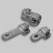 China Overhead Hardware Socket Clevis Hot Dip Galvanized Forged Steel Materials for sale