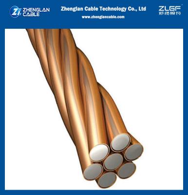 China ASTM B227 Copper Weld Ccs Wire Earth Ground Wire Clad Steel Grade AAA en venta