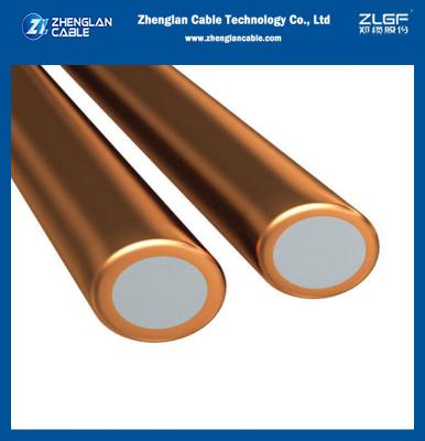 China Copper Clad Steel Earth Wire CCS Grounding Wire Bare Copper Conductor Customize Size Availab 30% Conductivity à venda