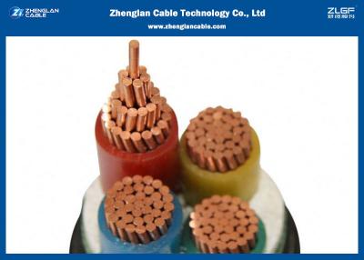 Chine 0.6/1KV le cable électrique de la basse tension 3+1 (Unarmoured), PVC a isolé le ² du câble (AL/CU/PVC/LSZH/DSTA) 3*1.5~3*400mm à vendre