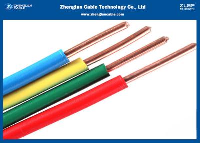 China RV Electrical Wires And Cables Single Core Solid With PVC Insulated / Rate Voltage 300/500V for sale