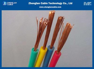 China Base estándar del IEC 60227 (Cu/Pvc) la sola ningunos forró el alambre flexible 1cx1.5sqmm en venta