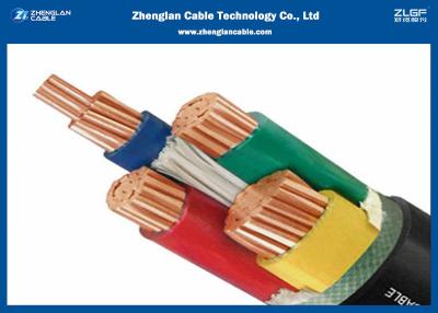 China 0.6/1KV 4 Cores Power Cable / Cu(AL)/XLPE/SWA/PVC LV Armoured Cable Application for sale