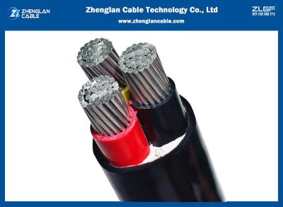 Chine Cable électrique isolé par Xlpe en aluminium blindé de noyau de 3 noyaux à vendre