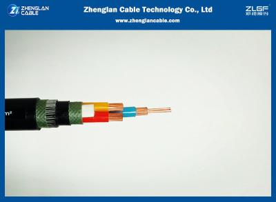 China Cabo distribuidor de corrente blindado CU/XLPE/PVC/SWA/PVC de 3 núcleos do SWA 3x10sqmm BS5467 à venda